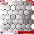 China fábrica fornecimento grande telha de mosaico de aço inoxidável Hexagonal